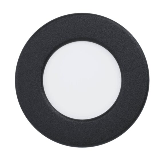 Led encastrable Fueva 5 noir ø 86 mm LED incl. 2.7W 3000k - EGLO