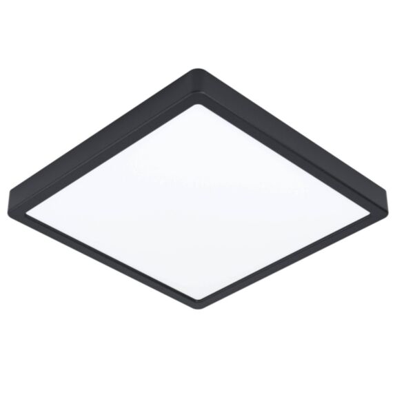 Led surface Fueva 5 carré noir 285x285 mm LED incl. 20W 3000k- EGLO