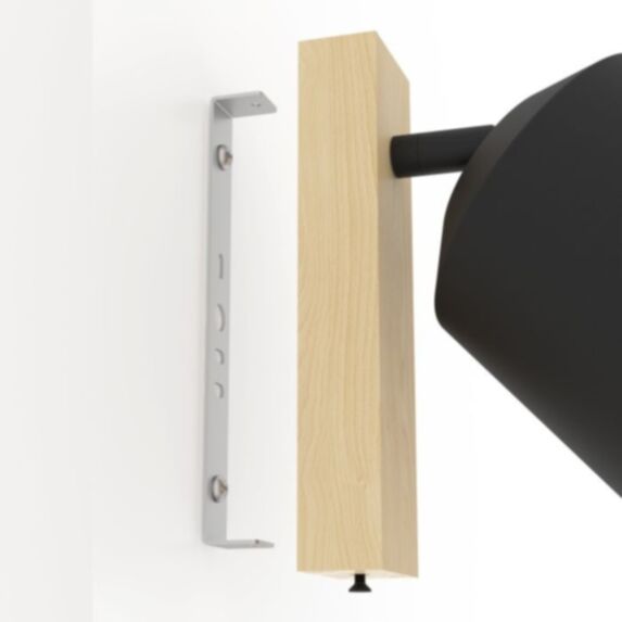Spot simple Cotorro 14,5 x 22 cm E27 25W acier noir - EGLO