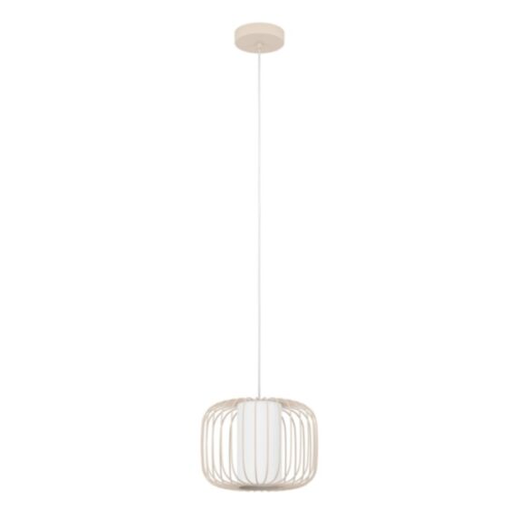 Suspension Terrarosa Ø28,5 cm E27 40W acier beige - EGLO