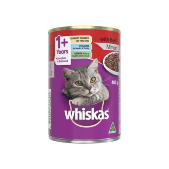Aliment humide chat adulte Boeuf 400 g - WHISKAS®
