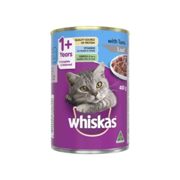 Aliment humide chat adulte Thon 400 g - WHISKAS®