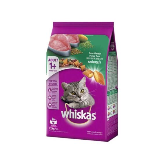 Croquettes chat adulte Thon 1,2kg - WHISKAS®