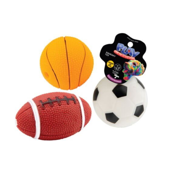 Ballon de sport jeu pour chien, 3 assortis - UBL
