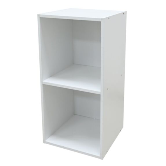 Etagère 2 cases 12 mm 61 x 29 x 31 cm blanc - UBL