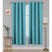 Rideau polyester Oxford 140 x 180 cm blue radiance