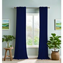 Rideau occultant 140 x 240 cm bleu marine - MAISON BONHEUR