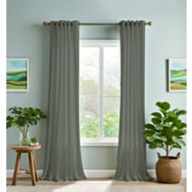 Rideau occultant 140 x 280 cm marron taupe - MAISON BONHEUR