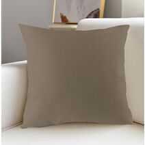Coussin Oxford 40 x 40 cm taupe - MAISON BONHEUR