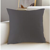 Coussin Oxford 40 x 40 cm gris anthracite - MAISON BONHEUR