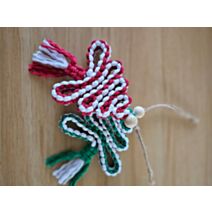 Décoration de Noël sapin en macramé - KREA LOKAL