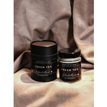 Bougie cire de soja pot en verre Thé vert 200 g - CHARLOTTE SKIN