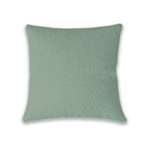 Coussin velours uni 40 x 40 cm jacquard gris - MAISON BONHEUR 