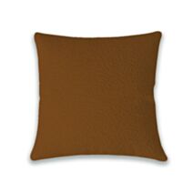 Coussin velours uni 40 x 40 cm jaune or - MAISON BONHEUR 