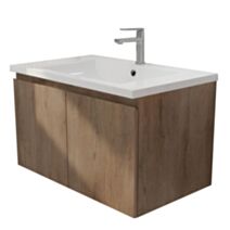 Meuble salle de bain Aurora avec miroir, 60 cm  bois