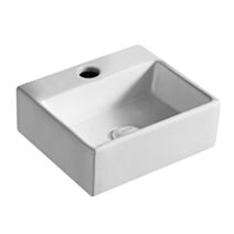 Vasque murale rectangle - 335 x 290 x 115 mm 