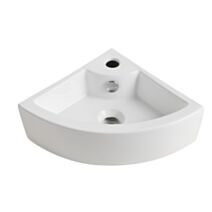 Vasque murale d'angle - 435 x 310 x 125 mm 