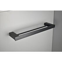 Porte-serviettes en aluminium noir mat 66 x 32 x 39 cm
