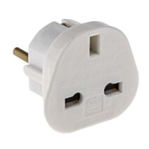 Adaptateur de voyage UK vers Europe - RS PRO