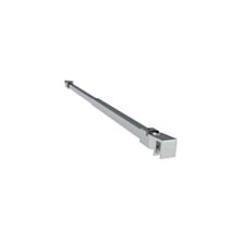 Barre de fixation en aluminium chromé avec 2 côtés amovibles