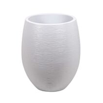 Pot Egg Graphit Ø50 x 60 cm 53 L blanc cérusé - EDA