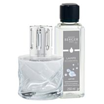 Coffret lampe Spirale transparent + parfum 250 mL - MAISON BERGER