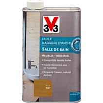 Huile barrière étanche teck 0,5 L - V33