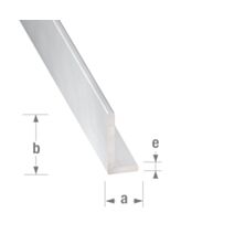 Cornière alu anodisé incolore 25 x 15 x 1,5 mm 2m - CQFD