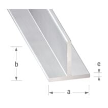 Té alu anodisé incolore 15 x 15 x 1,5 mm 1m - CQFD