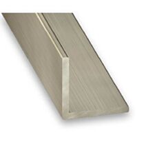 Cornière inox mat 20x20x1-2m