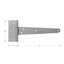 Penture anglaise 125 x 1,5 mm zingué - CQFD