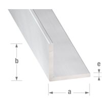 Cornière alu anodisé incolore 40 x 40 x 1,5 mm 2,5m - CQFD