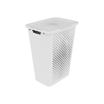 Coffre à linge Pixel 50 L blanc - SUNDIS