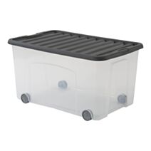Bac rangement plastique Roller Ventilo 50L 58x38x31cm - SUNDIS