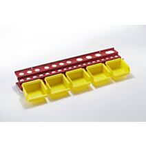 Porte-outils 5 Bacs Tôle Acier 58cm - MOTTEZ