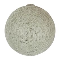 Boule tissu gris vert ⌀ 6 cm - OSTARIA
