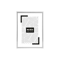 Cadre photo Marco clip 13 x 18 cm PVC argent - OSTARIA