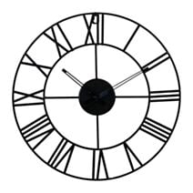 Horloge métal Nautique Ø36 cm noir - OSTARIA
