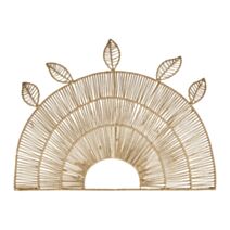 Décoration murale Kuala 70 x 58 cm jute marron - OSTARIA