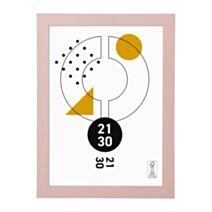 Cadre photo Paola rose 21 x 30 cm - OSTARIA