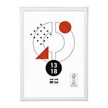 Cadre photo Onyx blanc 13 x 18 cm - OSTARIA