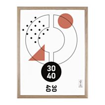 Cadre photo Onyx bois 30 x 40 cm - OSTARIA