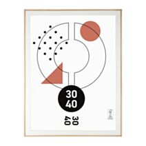 Cadre photo Noah bois/blanc 30 x 40 cm - OSTARIA
