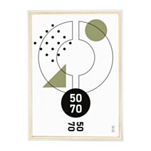 Cadre photo Cali bois/blanc 50 x 70 cm bois - OSTARIA