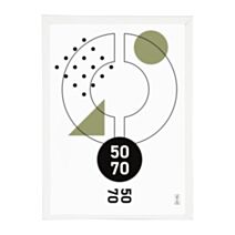 Cadre photo Marco clip blanc 50 x 70 cm PVC - OSTARIA
