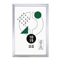 Cadre photo Marco clip argent 10 x 15 cm PVC - OSTARIA