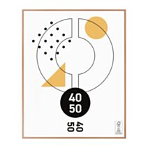 Cadre photo Marco clip bois 40 x 50 cm PVC - OSTARIA