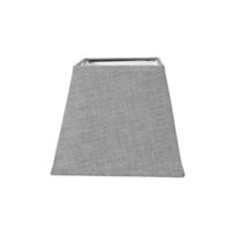 Abat-jour carré 15 x 15 x 12,5 cm gris - OSTARIA