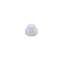 Cache écrou vis hexagonale M10 plastique blanc X8