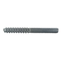 Vis assemblage double filet M6 L60mm acier zingué x10
